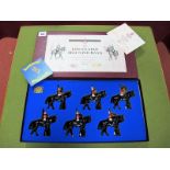 A Set of W. Britain Model Figures; The Lifeguards Mounted Band (set 2), No.2358 of 2500 sets, as new