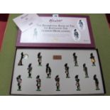 A Set of W. Britain Model Figures; No.0754 The Regiment Band of The 1st Battalion The Gordon