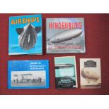 Five Airships Themed Books, borh hardback and softback including Macdonald and Jane's (1974)