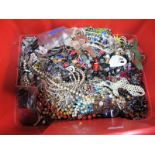 A Mixed Lot of Assorted Costume Jewellery:- One Box