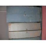 Two 1930's Vickers Armstrong Metal Storage Cabinets. (3)