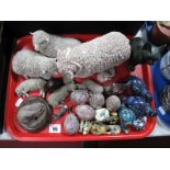 A Collection of Animal and Bird Figures, including Mooreen Cameron (New Zealand) sheep, Country