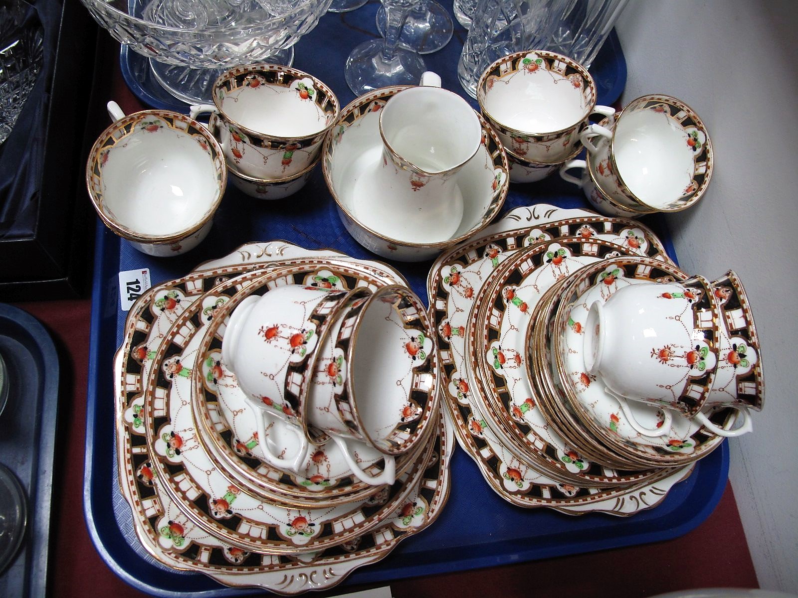 Royal Vale Early XX Century Tea Service, of forty pieces:- One Tray