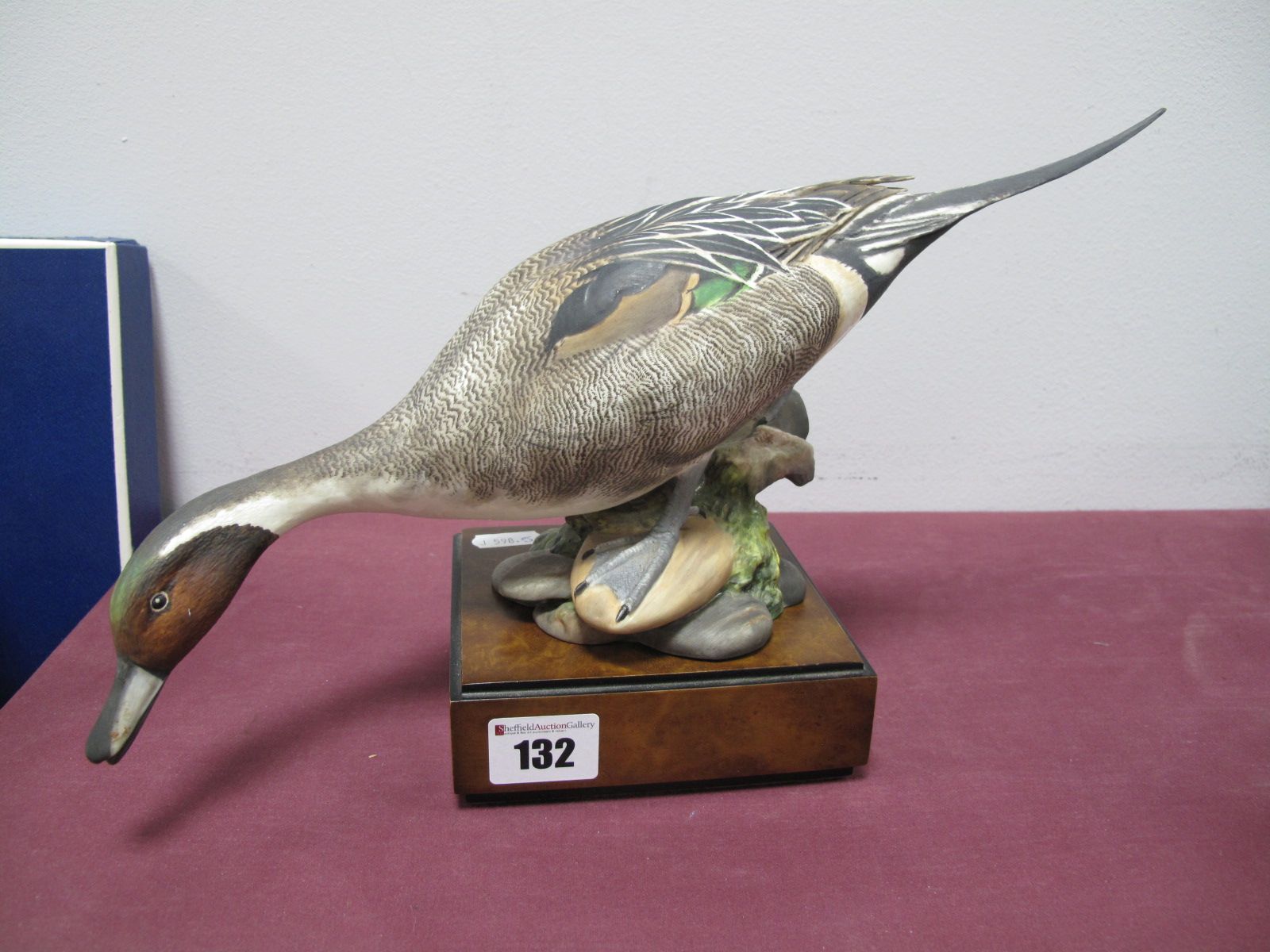 A Royal Worcester "American Pintail Drake", from the Game Bird Series modelled by Ronald Van
