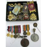 Hallmarked Silver Gilt and Other RAOB Medallion Pendants, medal miniatures.