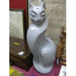 An Austin Garden Sculpture of a Cat, 53cm high.