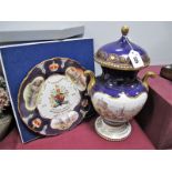 A Longton Hall Silver Jubilee Collection "The Royal Windsor Vase", 9/50, with certificate;