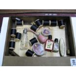 Vintage Sewing Items and Ladies Small Accessories, including twelve sewing cottons, three cased