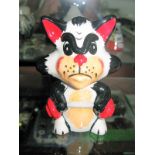 Lorna Bailey - Arnie the Cat, limited edition 1/1 in this colourway, 12cm high.