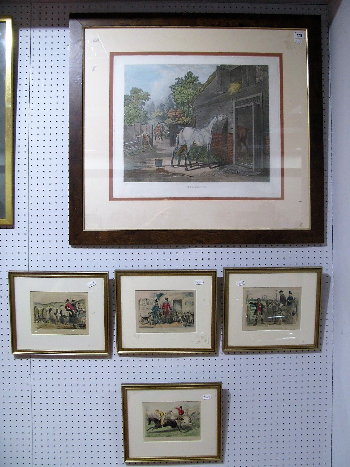 A Set of Four XIX Century Hunting Prints - Fresh as a Four Year Old, Went Off Like a Shot, Mr.