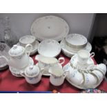 A Quantity of Royal Albert "For All Seasons-Morning Flower" Pattern Tea and Dinnerwares, (