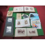Two Late XIX Century Photograph Albums, featuring many period images, two circa 1930's albums with