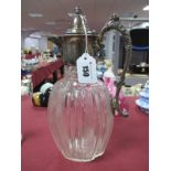 A Decorative Claret Jug, with scroll handle and hinged lid.