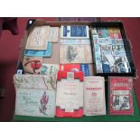 A Collection of Craven A, Woodbine and Wills, etc, Cigarette Cards and Packets- real photograph