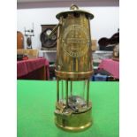 A Brass Miner's Safety Lamp, type 6.