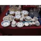 An Extensive Coalport "Revelry" Dinner, Tea, and Coffee Service, twelve setting, (approximately