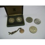 Two Proof £2 Coins, 2003 Coronation Jubilee £5 coin, 1901-2001 Commemorative £5 coin, etc.