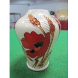 A Moorcroft Pottery "Harvest Poppy" Vase, designed by Emma Bossons, shape 576/4, impressed and