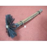 A Circa 1900's Set of Chimney Sweep's Cane and Brass Brushes and Rods.