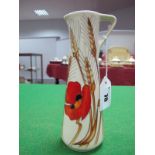 A Moorcroft Pottery "Harvest Poppy" Jug, designed by Emma Bossons, shape JU7, impressed and