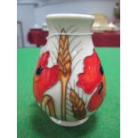 A Moorcroft Pottery "Harvest Poppy" Vase, designed by Emma Bossons, shape 7/3, impressed and painted