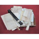 A Collection of XVII Century and Later Indentures and Other Ephemera, often relating to the same