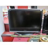 A Panasonic Viera 32" Flat Screen TV with Remote.