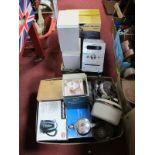 A Sony Hi-Fi CD System, paper shredder and kitchen accessories - untested sold for parts only, etc:-