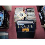 A Quantity of 7" Singles, 1960's and later, and a case of LP's. (2)