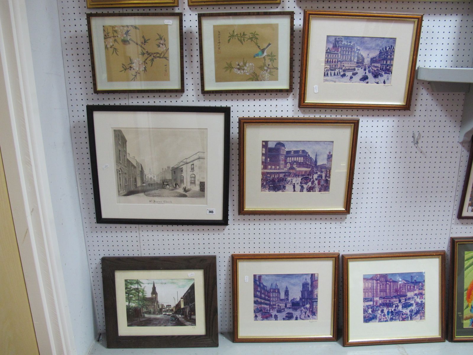 Four Terry Gorman Signed Prints, Rick and St. James Church print, all Sheffield themed. (6)