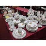 Royal Worcester "Evesham" Oven to Table Ware, of approximately eighty-two pieces.