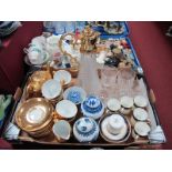 A Claret Jug, Worcester oven proof table ware, Grafton 'Viceroy' coffee set, ginger jar, etc:- One