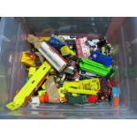 A Quantity of Playworn Diecast Vehicles by Corgi, Matchbox, Tonka.