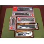 Six "OO" Gauge Commercial Rolling Stock Wagons, by Hornby, Lima, Mainline, Dapol including