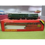 A Triang "00" Gauge #r357 Class 31 Diesel Electric Locomotive in B.R Green #D5572, Together with a