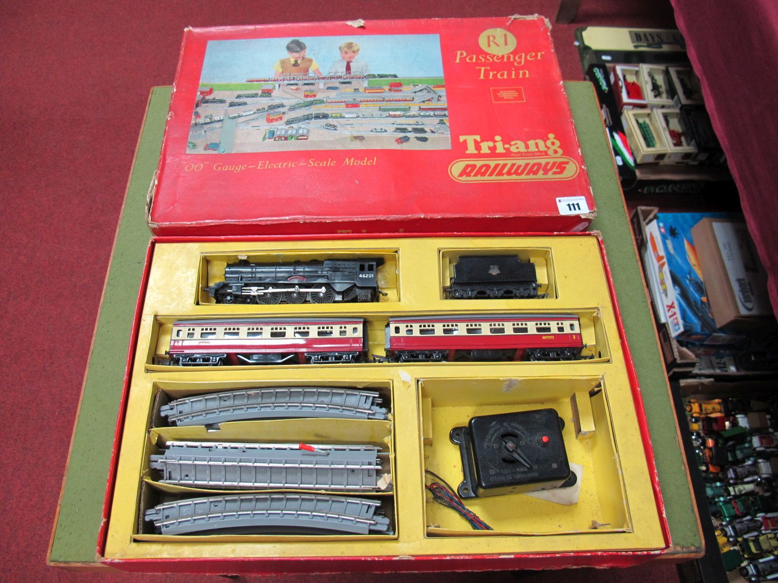 A Boxed Triang Railways #R1 "OO" Gauge Passenger Train Set, comprising of 4-6-2 Locomotive 'Princess