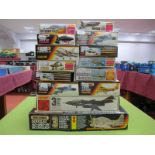 Fourteen Boxed Matchbox Plastic Model Aircraft Kits, all 1:72 scale with the exception of #PK-651