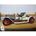 A Mamod Live Steam SA1 Roadster, ten spoke wheel model with boiler sight glass. Model has been