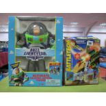 A Boxed Buzz Lightyear Talking Figure; together with a boxed Tyco Battletech "Banshee with