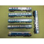 A Hornby "00" Gauge Class 47 Diesel Electric Locomotive #47541 'The Queen Mother', with five