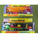 Two Window Boxed Matchbox Super Kings Diecast Commercial Vehicles, circa early 1970's, #K-10