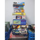 Ten Boxed Plastic Model Helicopter Kits, of varying manufacturers and scale but predominately 1:72