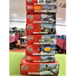 Eight Boxed Airfix 1:72 Scale Plastic Model Aircraft Kits, including #A03073 BAE Systems Hawk, #