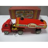 A Mid XX Century XX Century Wells Brimtoy Clockwork No. 712 Articulated 'Esso' Truck, tinplate