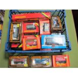 Fourteen Boxed "OO" Gauge Railway Rolling Stock by Hornby, Mainline, Airfix, including guards van,