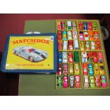 Matchbox Collectors Case #41, containing forty-eight Matchbox diecast vehicles (four trays of twelve