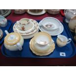 Royal Doulton 'Bunnykins' and Wedgwood 'Peter Rabbit' Baby Ware, Lawley's individual tea set:- One