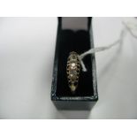 An 18ct Gold Five Stone Diamond Ring, graduated set with old cut stones.