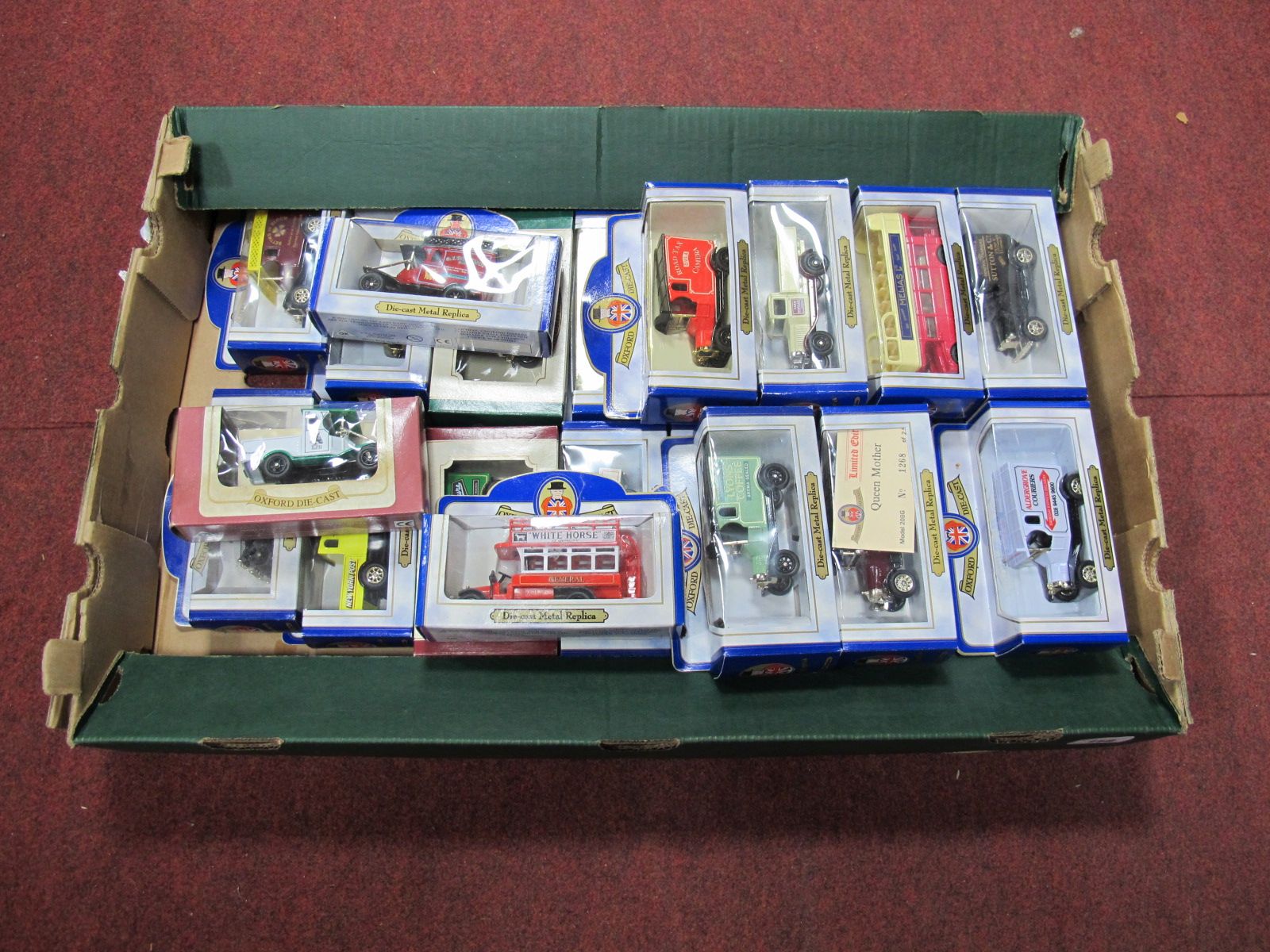 Twenty Five Diecast Commercial Vehicles, by Oxford Diecast, all boxed.