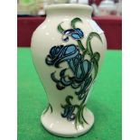 A Moorcroft Pottery Vase, decorated with the Bluebell Harmony Design by Kerry Goodwin, shape 46/4,